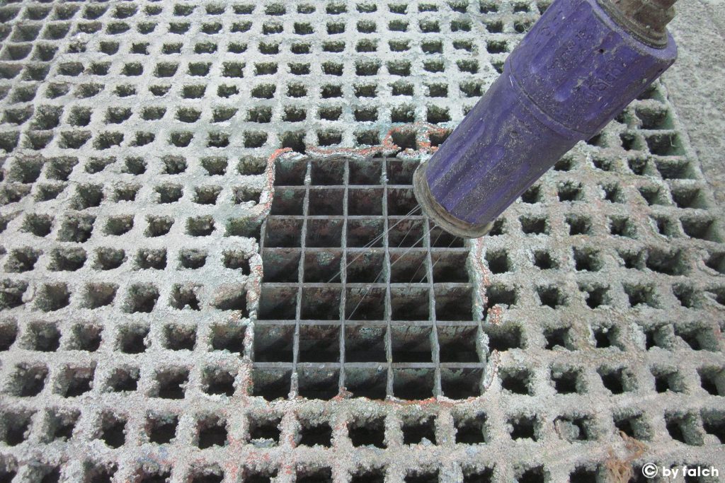 رسوب زدایی سطح با واترجت 2500 بار