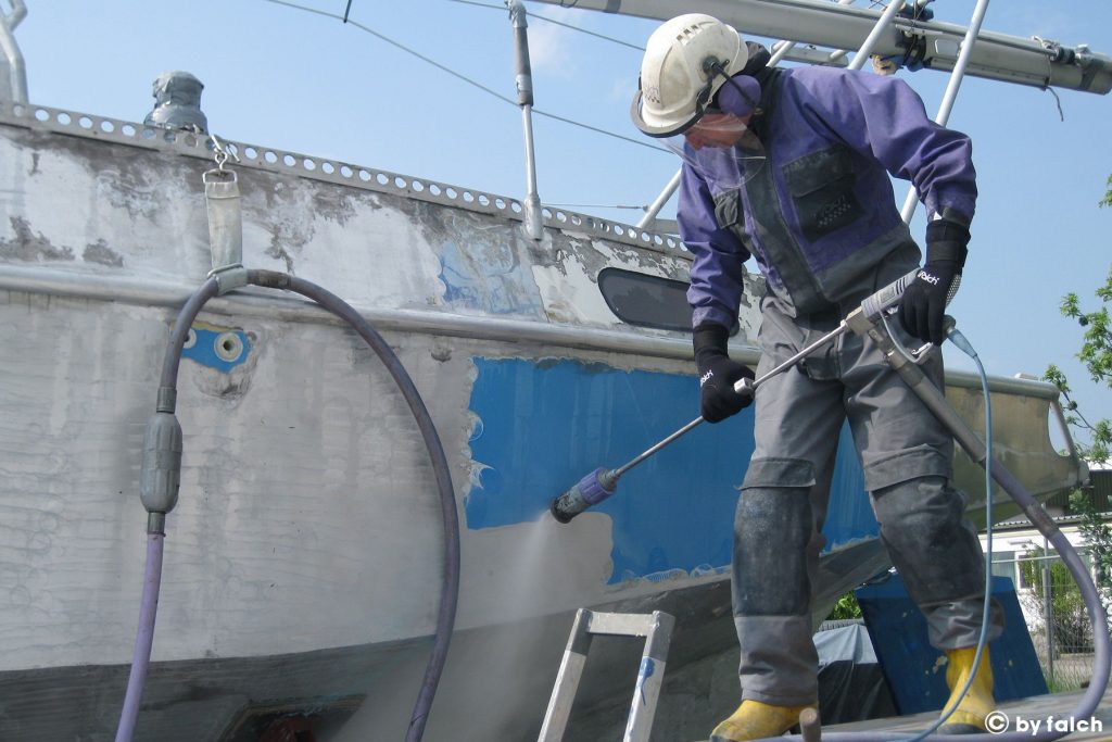 رنگ بری دستگاه های صنعتی با واترجت صنعتی