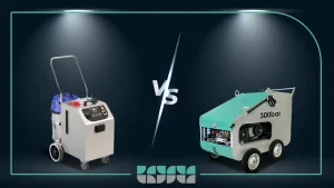 مقایسه واترجت آب گرم و بخارشوی صنعتی